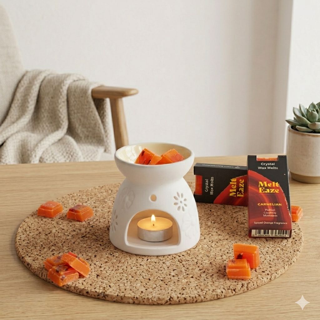 MeltEaze Wax Melts 50g - Carnelian Fire - Spiced Orange