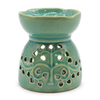 Tree of Life Oil Burner - Blue