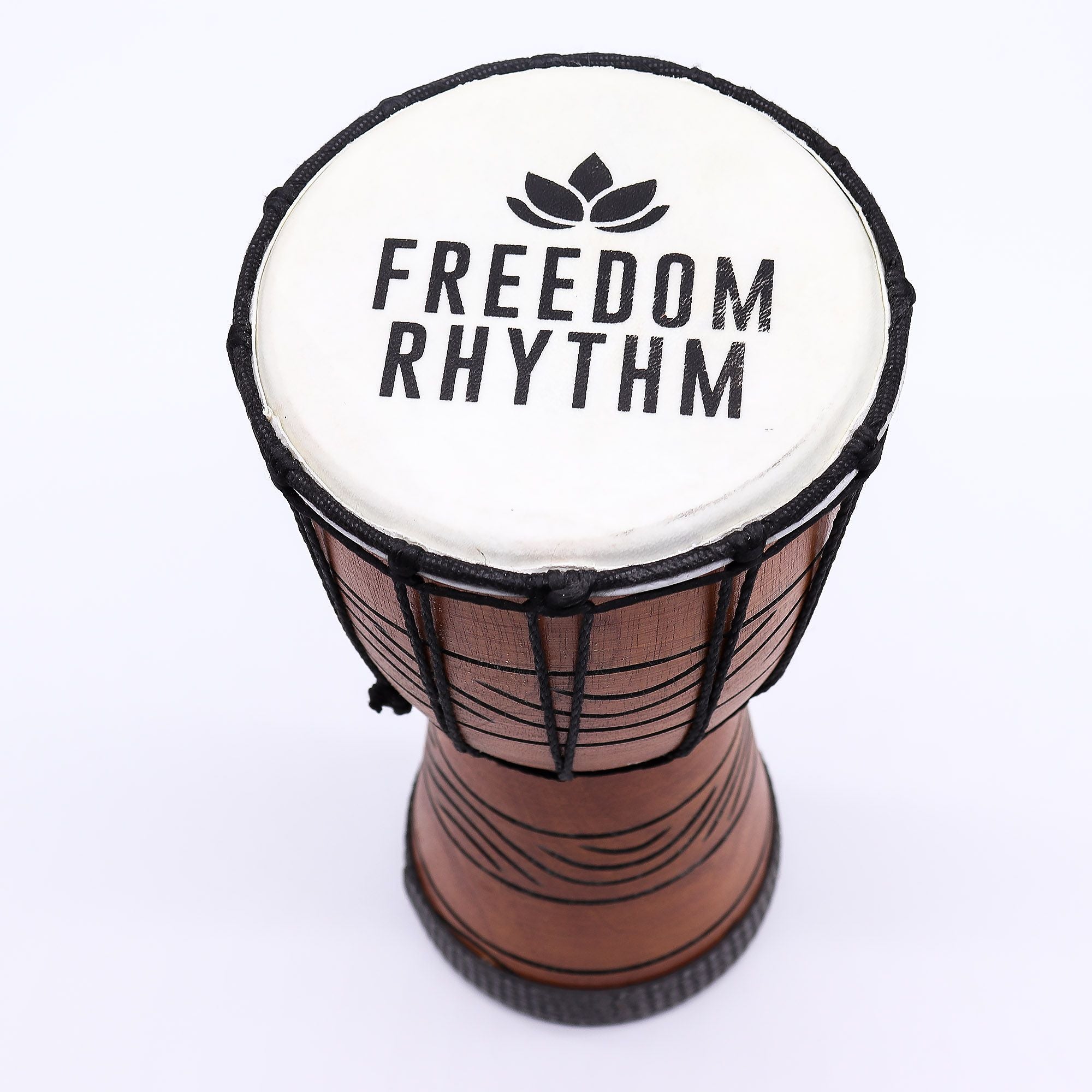 Small Pro Djembe Drum - Freedom Rhythm (high) - Small 30cm (15cm Dia)