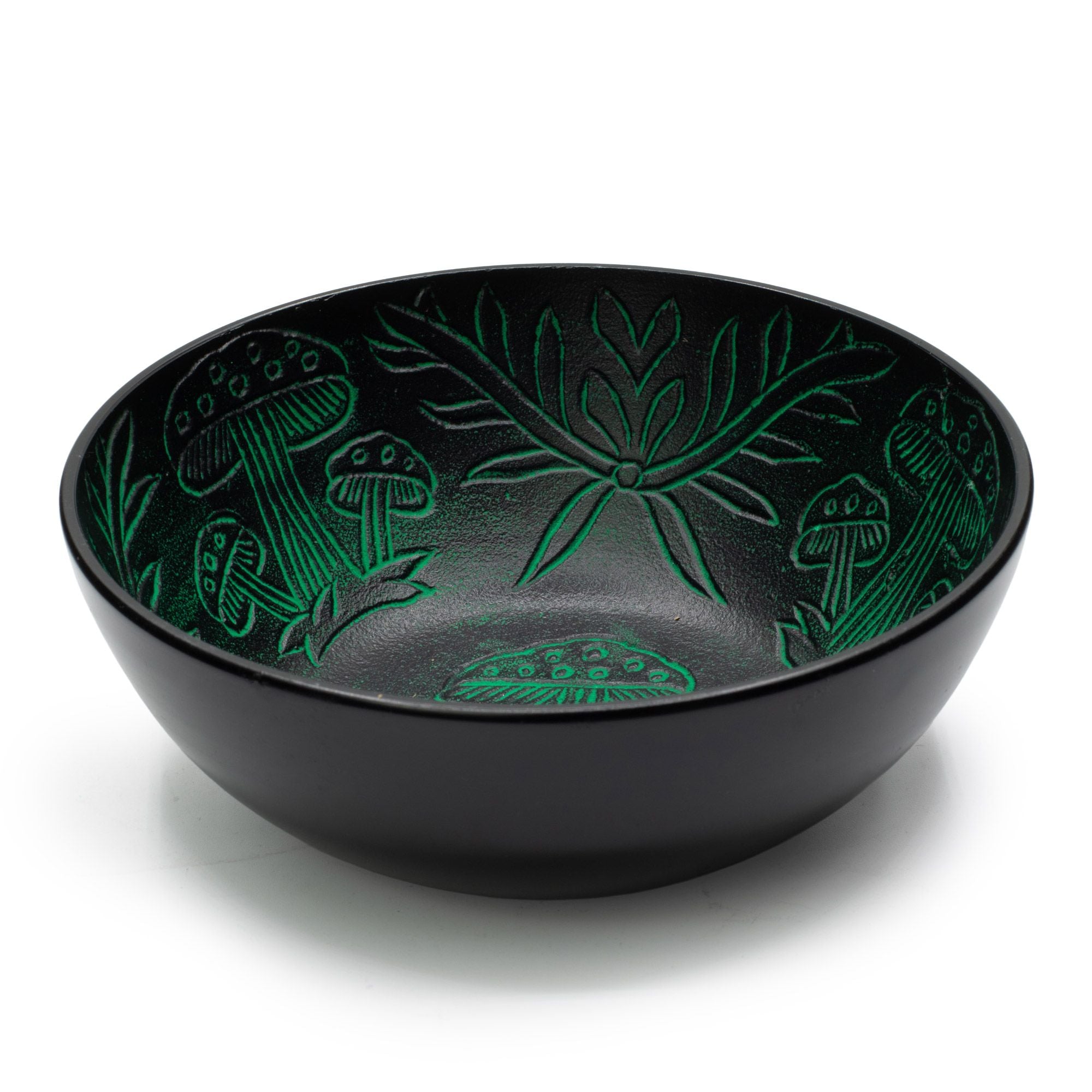 Aluminum Singing Bowl - Magic Mushroom - Green (20cm)