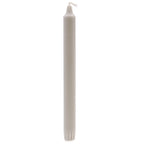Pure Natural Wax Dinner Candle 25x2.3 - Silver Grey