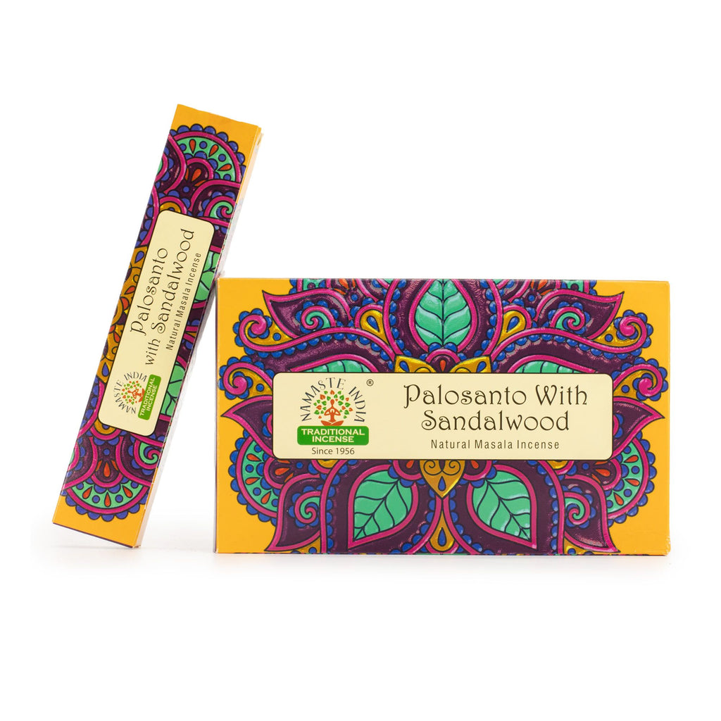 Namaste Mandala Masala Incense - Palo Santo with Sandalwood