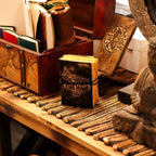 Fat Deckled Edge Leather Notebooks (5x3.5") - The Stories I Tell Myself
