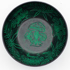 Aluminum Singing Bowl - Magic Mushroom - Green (20cm)