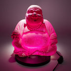 Laughing Buddha Lamp Dragonfruit - Round Stand