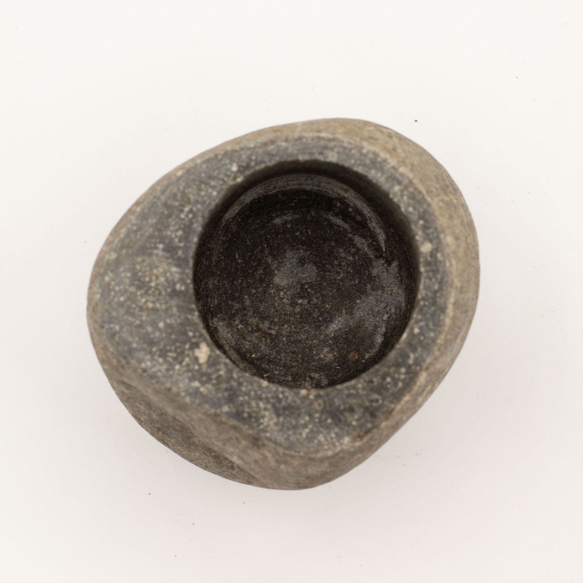 Natural Riverstone Decorative Pestle & Mortar -Medium (aprox 12x8cm)