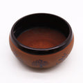 Earth Powder Singing Bowl - Clay Om  Buddha - 16cm