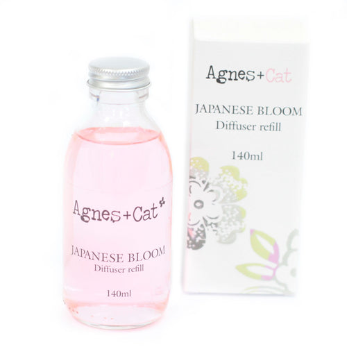 Agnes + Cat Reed Diffuser áfylling - Japanese Bloom 150ml