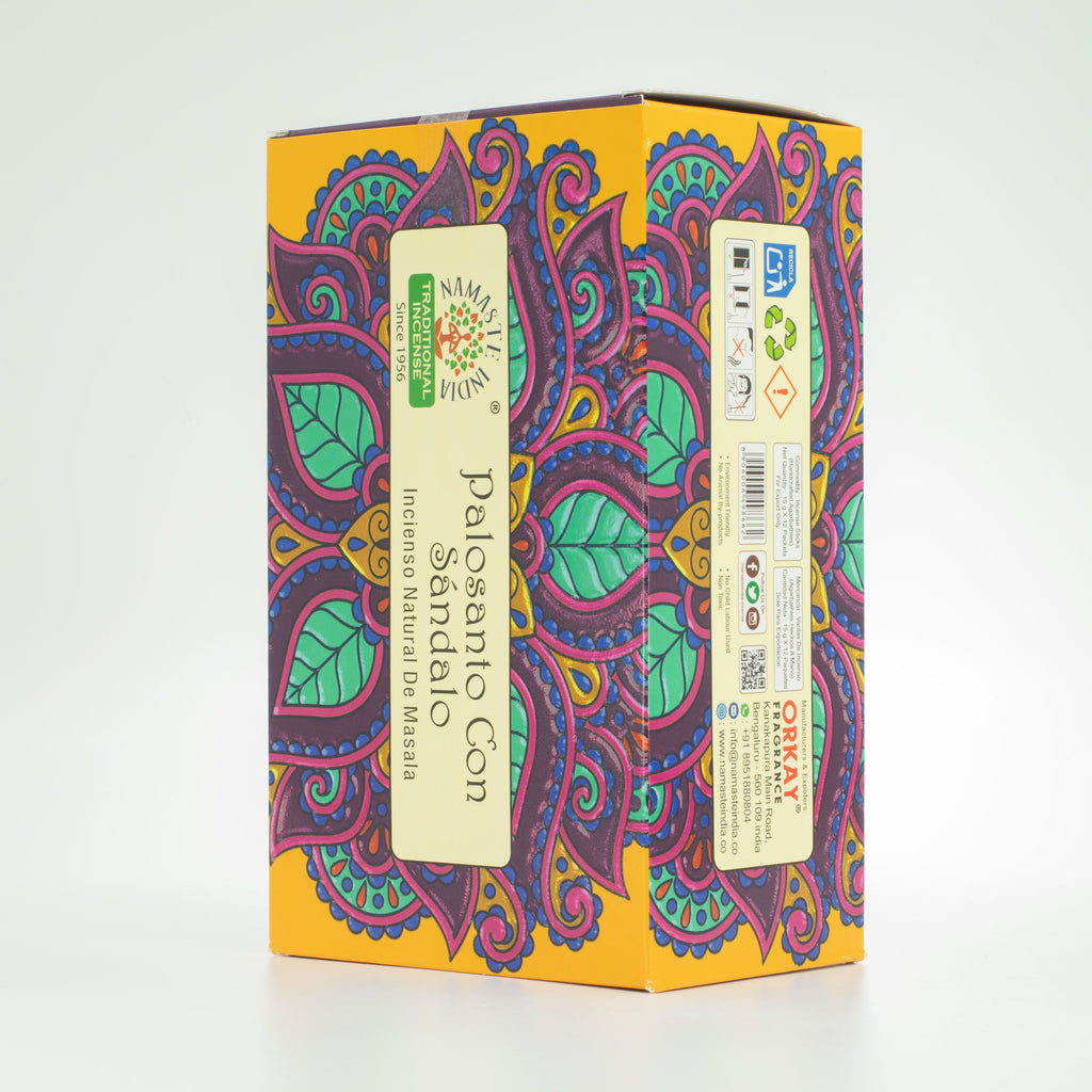 Namaste Mandala Masala Incense - Palo Santo with Sandalwood