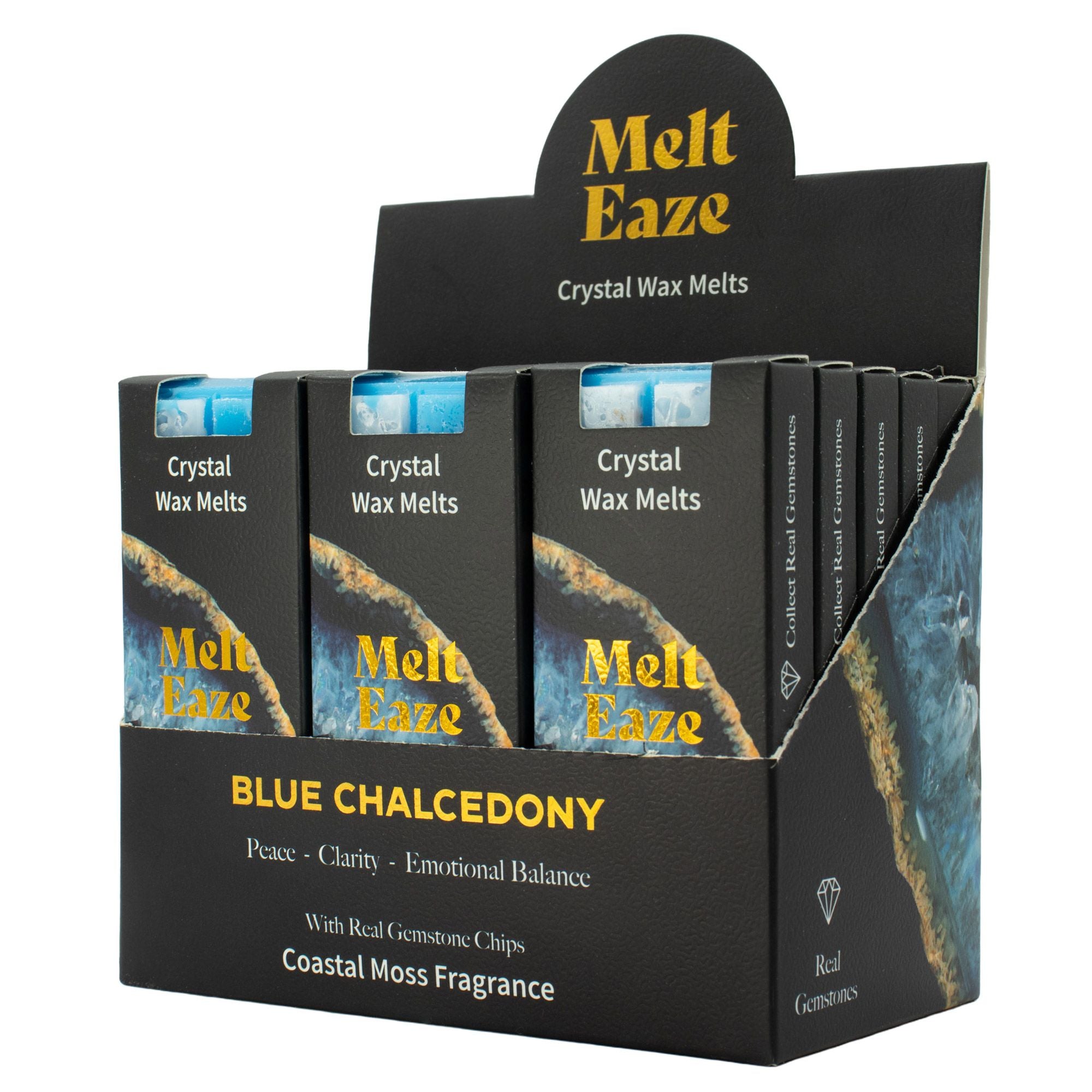 MeltEaze Wax Melts 50g - Aquamarine Wave - Coastal Moss
