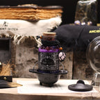 Ancient Witch Bath Spell Potion & Rose Quartz Crystal Amulet - Love