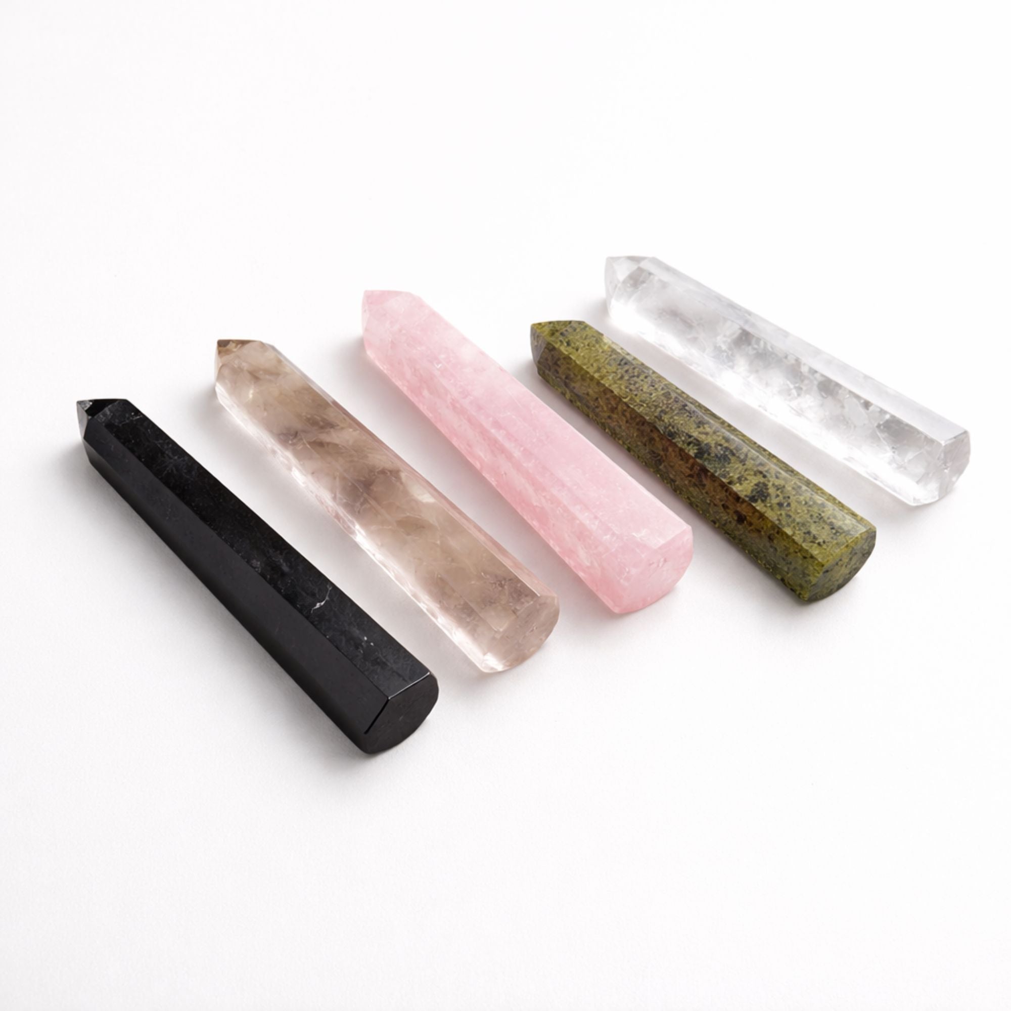 Gemstone Six Face Obelisk Point approx 11cm - Black Tourmaline