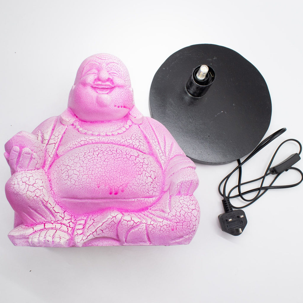 Laughing Buddha Lamp Dragonfruit - Round Stand