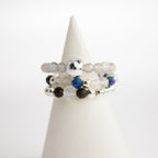 Nymph Spirit Gemstone Ring Set - Northern Lights
