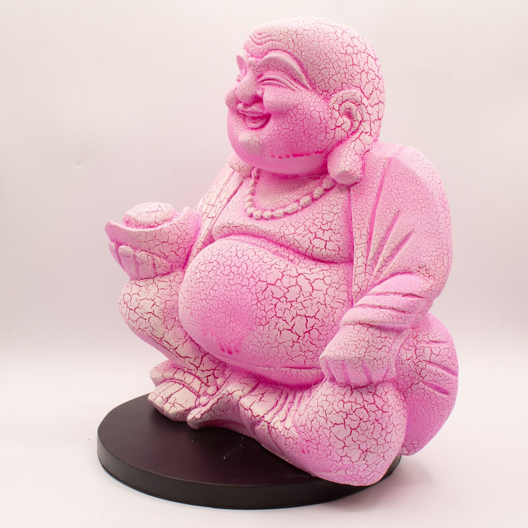 Laughing Buddha Lamp Dragonfruit - Round Stand