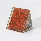 Med Organite Pryamids 7x6cm - Copper Bars - 7 Charkra Chips
