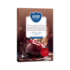 Set of 6 Scented Tealights - Chocolate & Sour Cherry