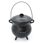 Extra Huge Cast Iron Cauldron with Triple Moon 23x18cm (at least 4kg)