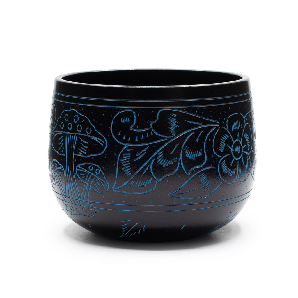Cauldron Singing Bowl - Magic Mushroom - Blue (15cm)