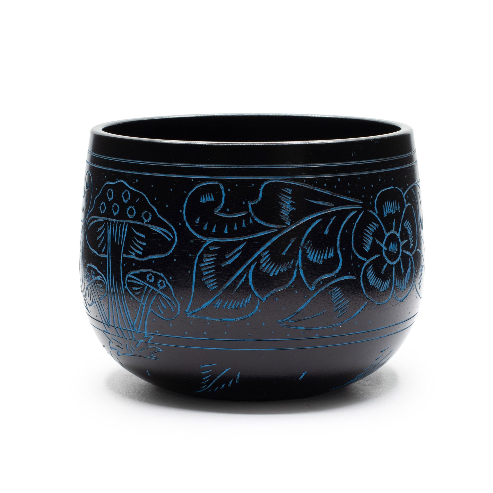 Cauldron Singing Bowl - Magic Mushroom - Blue (15cm)