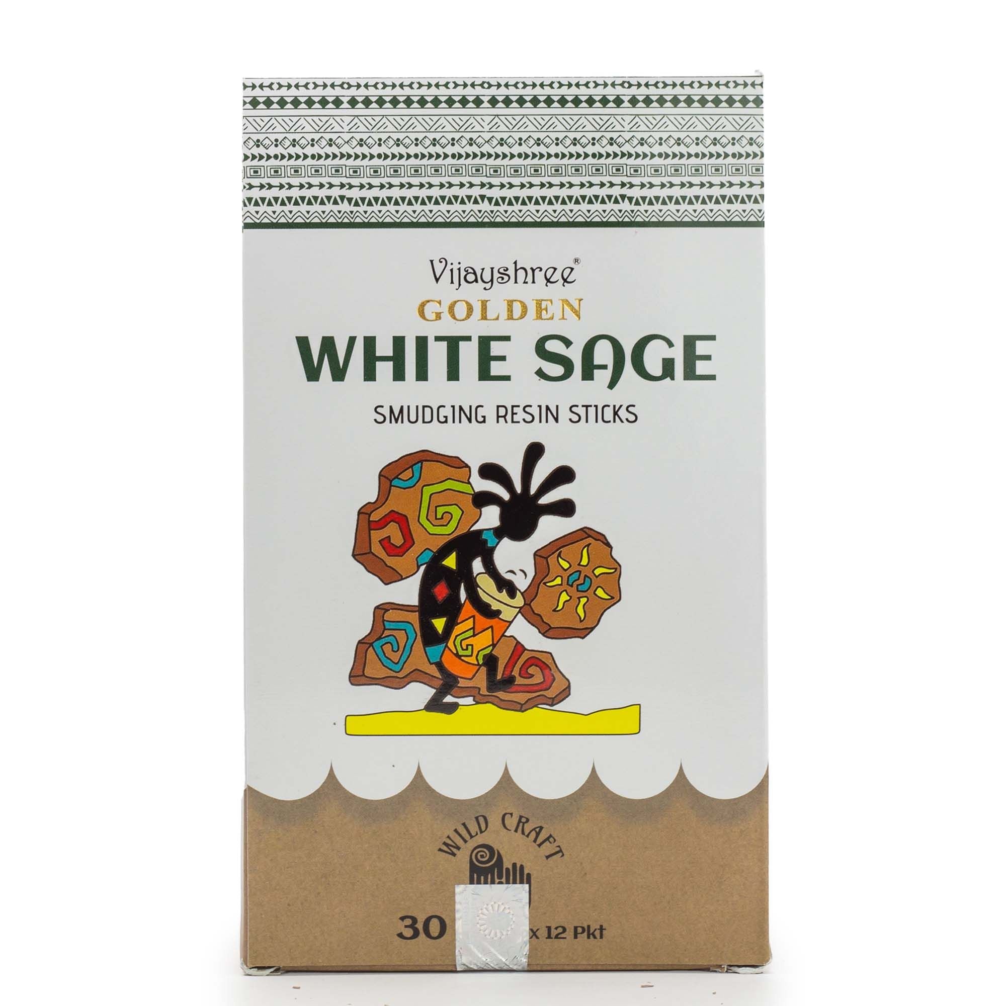 Golden White Sage Smudging Resin Sticks – 30g