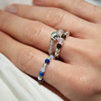 Nymph Spirit Gemstone Ring Set - Northern Lights
