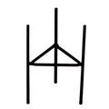 Iron Botanical Candle Holder