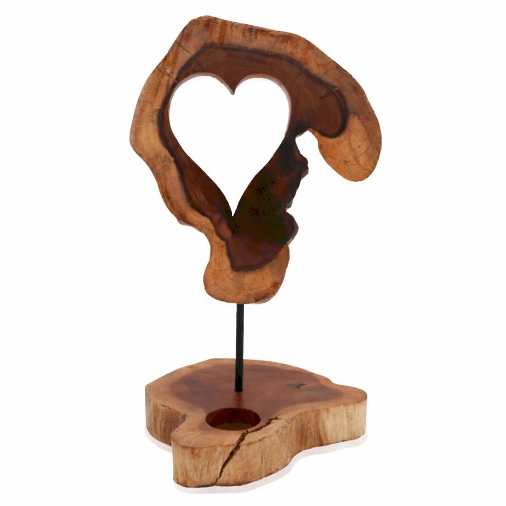 Candle Holder Sign - Heart Shape