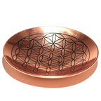 Copper Offer / Smudge Plate - Flower of Life