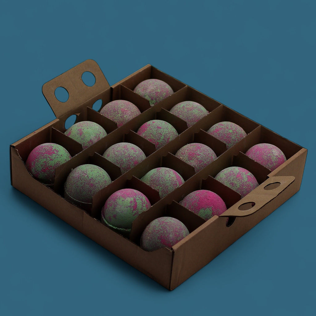 Set of 3 Fruity Rhubarb Bath Bombs