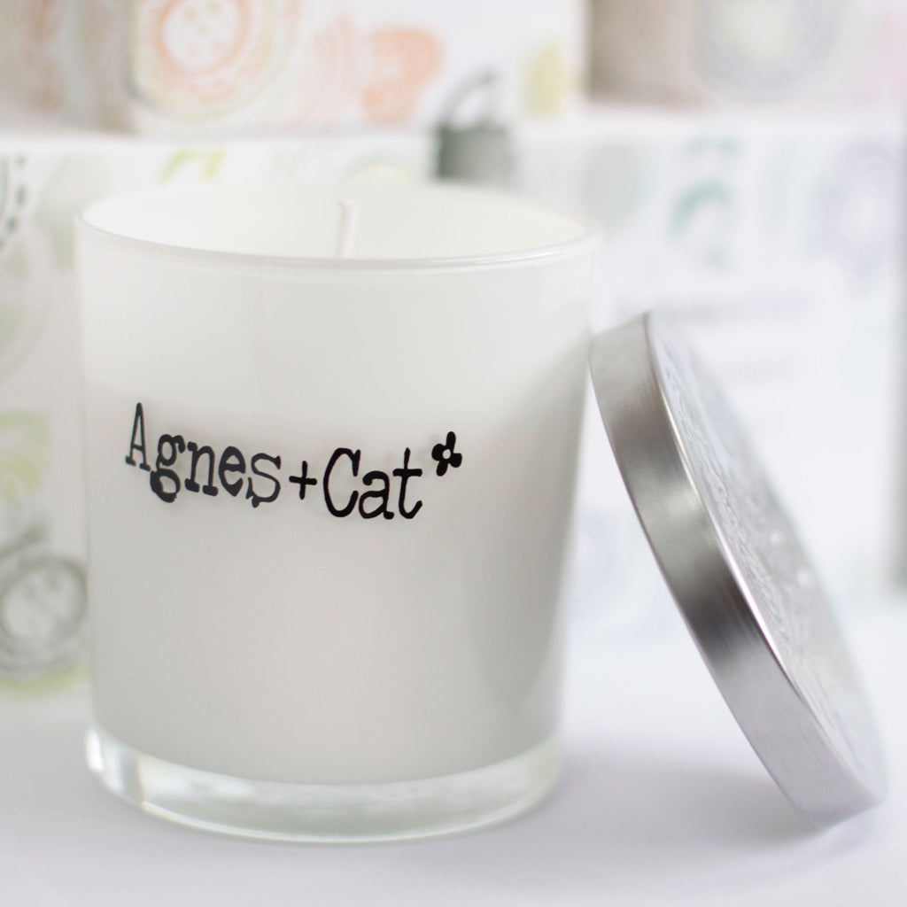 Agnes + Cat Votive Candle - White Fig