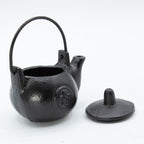 Small Cast Iron Ritual Pot with Pentagon 8x8x10cm