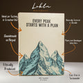 Lokta Inspiration Notebook – Every Peak – Large (21x15cm) – 45 Leaves – Includes Bookmark