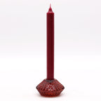Flower Flip Dinner Candle / Tealight Holder - Vampire Red