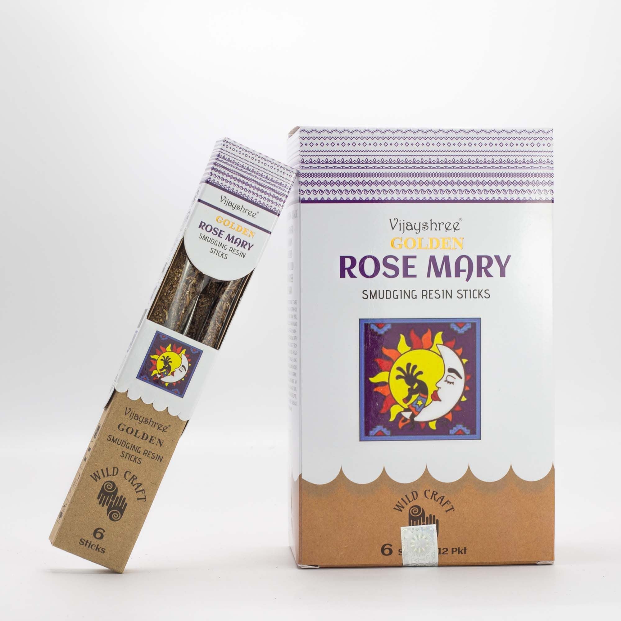 Golden Rose Mary Smudging Resin Sticks - 30g