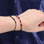 Zodiac Crystal Candle with Gemstone Bracelet - Virgo