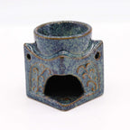 Square Buddha Burner - Dusty Blue
