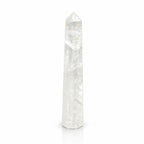Gemstone Six Face Obelisk Poins approx 17cm - Rock Crystal