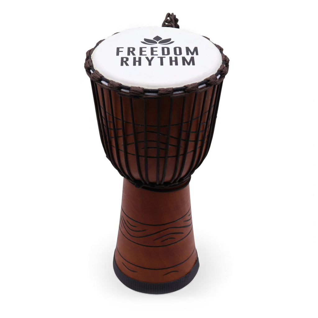 Large Pro Djembe Drum - Freedom Rhythm (high) - 50cm (22cm Dia)