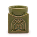 Square Buddha Burner - Light Jade