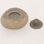 Natural Riverstone Grounding Pot - Large (aprox 15x12cm)