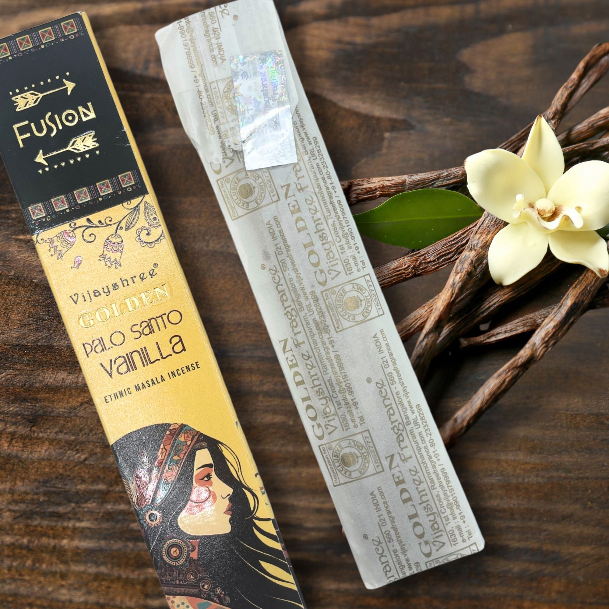15g Golden Palo Santo and Vanilla