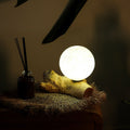 DriftGlow Lamp Cotton Luna Ivory Shade