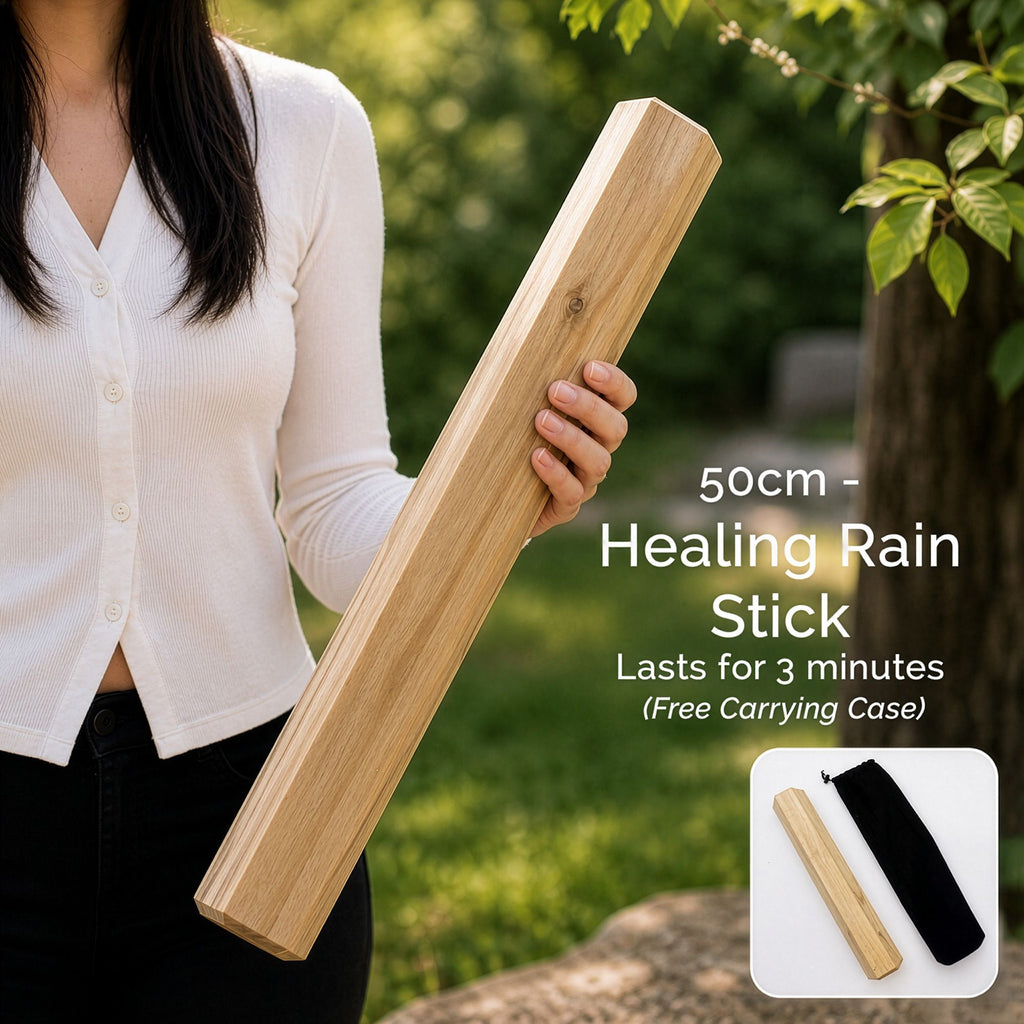 Manglid Wood Healing Rainstick - 50cm (3 minutes)