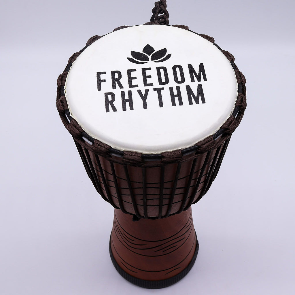Large Pro Djembe Drum - Freedom Rhythm (high) - 50cm (22cm Dia)