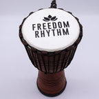 Large Pro Djembe Drum - Freedom Rhythm (high) - 50cm (22cm Dia)