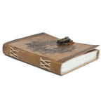 Leather Greenman Notebook (6x8")