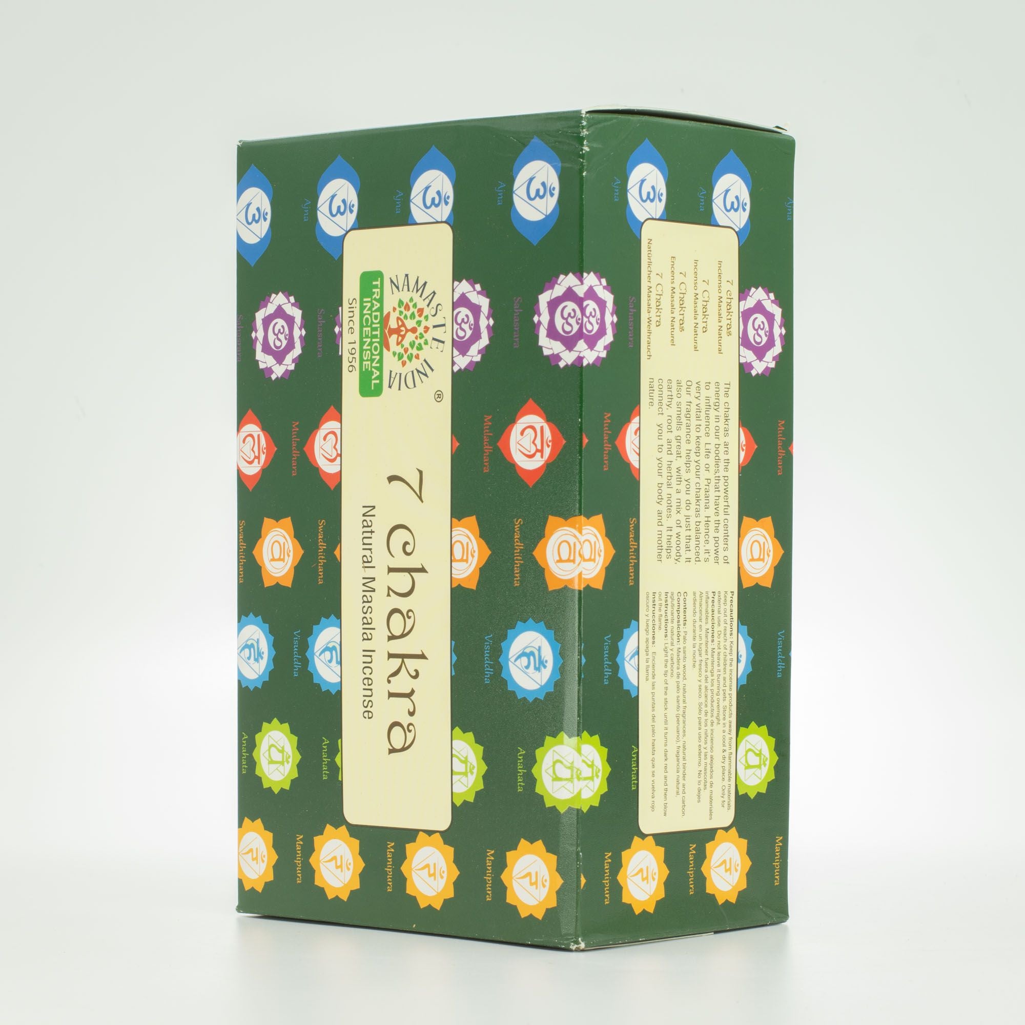 Namaste Mandala Masala Incense - 7 Chakra