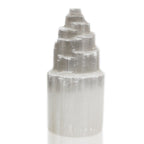 Natural Selenite Tower Lamp - 20 cm