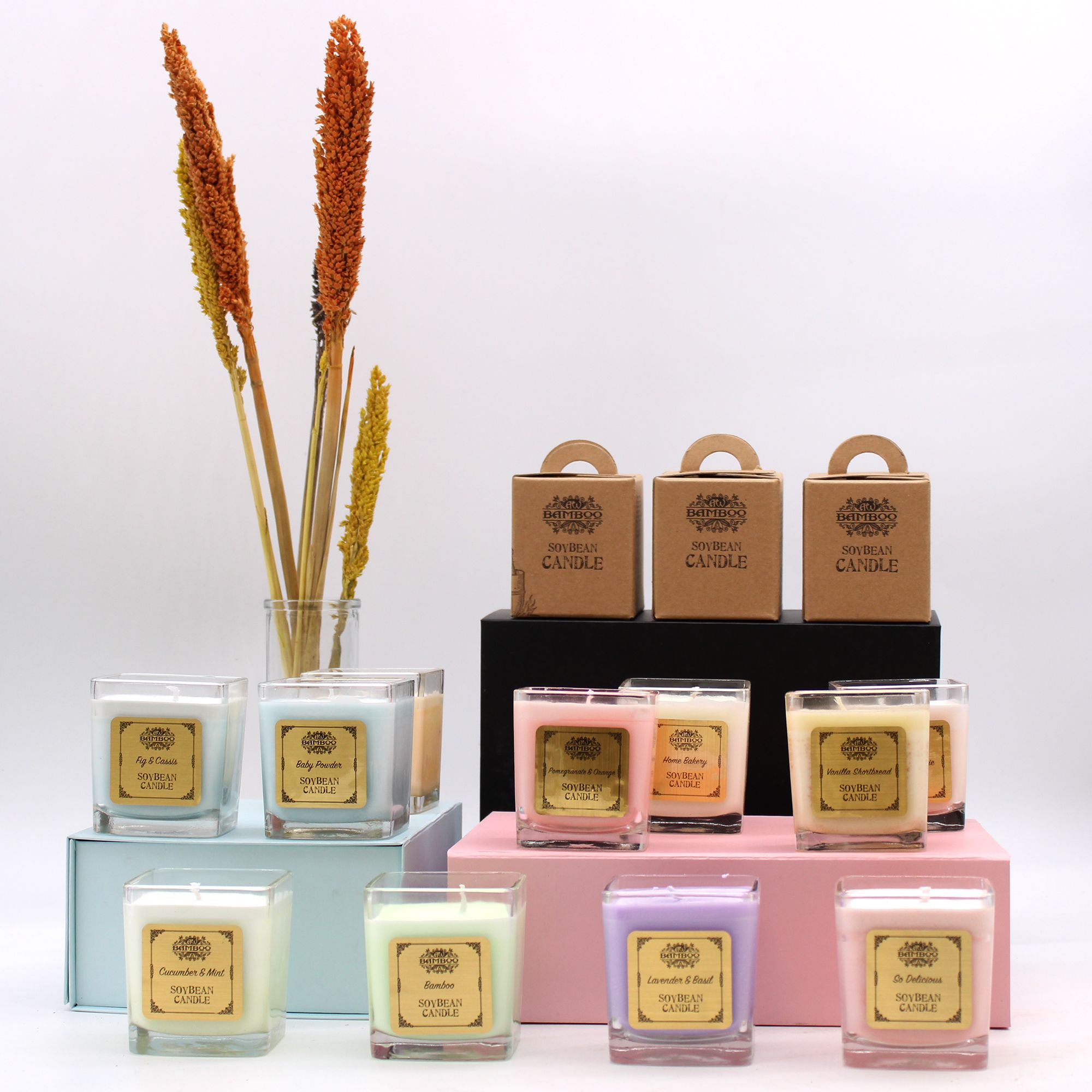 Soybean Jar Candles - Cucumber & Mint